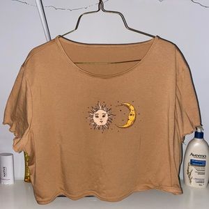 shein cropped graphic t